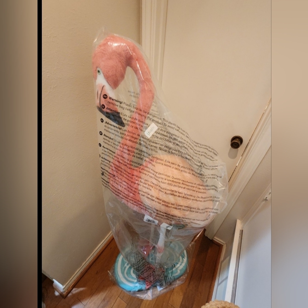 Melissa & Doug Lifelike Flamingo Plush